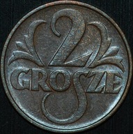 2 grosze 1935 - około menniczy egzemplarz