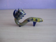 Szklana artystyczna fajka