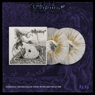 Inquisition Black Mass For A Mass Grave LP clear w/ gold splatter winyl