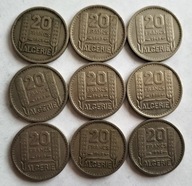 moneta Algieria 20 franków 1949 1956