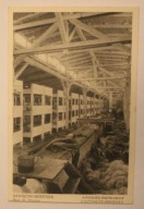 OŚWIĘCIM - BRZEZINKA, AUSCHWITZ - BIRKENAU. Fragment baraku męskiego, 1952