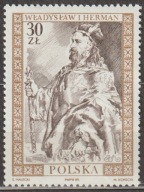 POLSKA - POCZET KRÓLÓW I KSIĄŻĄT - Władysław Herman - 1989 - CZYSTY **