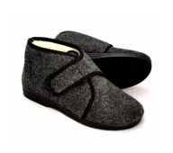 BAMBOSZE NA NOGI REUMATYCZNE WEŁNA OWCZA PANTOFLE MĘSKIE FILCOWE Domowe 45