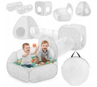 Duży plac zabaw 5w1 do pokoju i ogrodu – namioty, tunele, basen