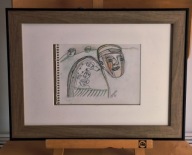 Levkovitch (1936-2025) WIZJE 1990 technika mieszana