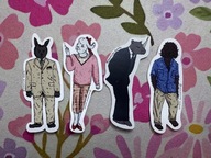 Naklejki komiksowe na laptopa, telefon, lodówkę, deskorolkę