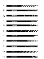 fiat seicento sportowe naklejki pasy Oracal