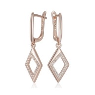 Kolczyki GF130 585RG Gold Franko - Pokryte 14 karatowym złotem próby 585