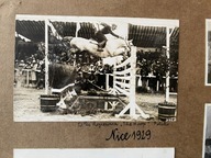 Rotm. H.Roycewicz , koń ( The Hoop ) . Nicea 1929. Puchar Narodów . hippika