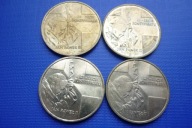 ZESTAW 4 szt. monet 2 zł 2003 r. 25 - lecie pontyfikatu Jana Pawła II
