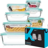 Pojemnik na żywność szklany POKKA 8 szt. lunchbox