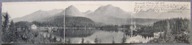TATRY -PANORAMA Z NAD JEZIORA SZCZYRBSKIEGO -wyd.1904 -3 pocztówki