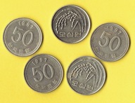 KOREA 50 WON 1997 r.