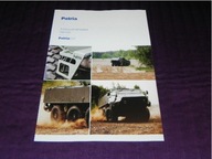 Patria 6x6 transporter opancerzony wojsko j.Polski prospekt folder katalog