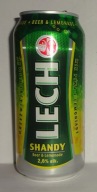 PUSZKA PO PIWIE BROWAR POZNAŃ PIWO LECH SHANDY 440 ML 2013 ROK