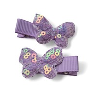Mini spineczki o włosów motylki handmade 2 szt.