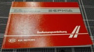 KIA SEPHIA Instrukcja Obsługi Ksiazka 1996 RARYTAS