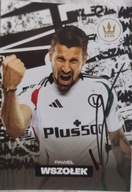 Karta Klubowa Legia autograf sezon 2024/25 Paweł Wszołek
