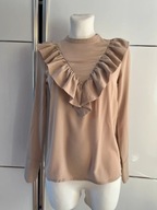 BEŻOWA BLUZKA ROZ. XS STAN BDB