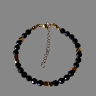 Bransoletka ochronna z Czarnego Turmalinu