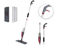 Mop Ze Spryskiwaczem Do Podłogi PROMIS Płaski Obrotowy Mikrofibra Zbiornik