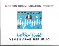 Jemen xx tel260 rTv satelita kosmos MNH VF 10euro