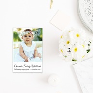 PREZENT NA CHRZEST ŚWIĘTY dla gości MAGNES PAMIĄTKOWY ZE ZDJĘCIEM upominek