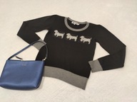 WYPRZEDAŻ!!! WHO S WHO UROCZY SWETEREK XS/S + gratis sweter w grochy