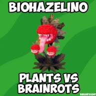 Biohazelino | Plants vs brainrots | Roblox