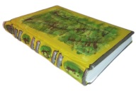 [nr 92] : A6 Mini Księga | 64k Notatnik żółty | 120g Rekwizyt | FaeryITEMS