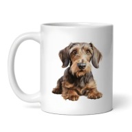 Kubek z jamnikiem szorstkowłosym 330ml