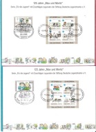 Niemcy 1990 Penrhyn, 2xkarnet, komiks Max i Moritz