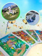 Personalizowane Karty Kolekcjonerskie Dinozaury Zdjęcia na Kartach Pudełku