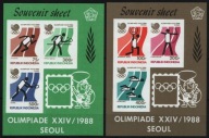 **88 Indonezja Bl.60B-61B = OLIMPIADA Seul 1988
