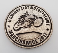 Znaczek, odznaka, blacha zlotowa, motocyklowa No.960