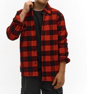 BAWEŁNIANA KOSZULA KOŁNIERZYK CHŁOPIEC CZERWONO CZARNA KRATKA 110 5 LAT