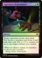 Karta Magic: The Gathering Aggressive Negotiations TDM *Foil*
