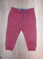 Bordowe spodnie dresowe Reserved rozmiar 86 stan bdb