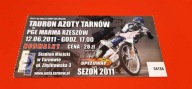 bilet żużel UNIA Tarnów - STAL Rzeszów 12.06.2011