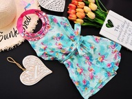 Monki - letni kombinezon flamingi r 116