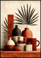 A2 PLAKAT DO KUCHNI JADALNI RESTAURACJI STYL RUSTYKALNY NACZYNIA KUCHENNE