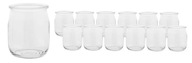 2x12x Słoiczki szklane deserowe 140ml mini jogurt catering szkło bezbarwne
