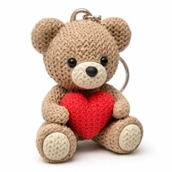 Walentynkowy Mi Serce–Oryginalny Brelok z Druku 3D|Prezent na Walentynki