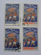 ZSRR - MŚ w piłce nożnej - Szwecja 1958 - Mi. 2089-99 A + B kasowane