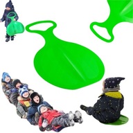 ŚLIZG NA ŚNIEG JABŁUSZKO DO ZJEŻDŻANIA NA ŚNIEGU SANKI PLASTIKOWE ZIELONY