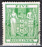 Kol.bryt. NEW ZEALAND 5sh 1936 kas.