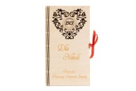 Pudełko na Pieniądze Komunia Personalizowane Imię Drewniane Grawer