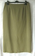 SPÓDNICA PROSTA MELANŻ KHAKI 42-44