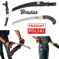 OGRODOWA PIŁA RĘCZNA DO DREWNA GAŁĘZI OGRODNICZA HARTOWANA + GRATIS KABURA