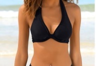 Lascana Trójkąt góra Bikini stanik czarny roz. 38 D nylon